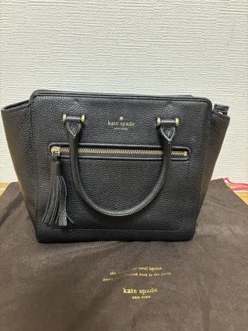 kate spade 블랙 가죽 숄더백 백