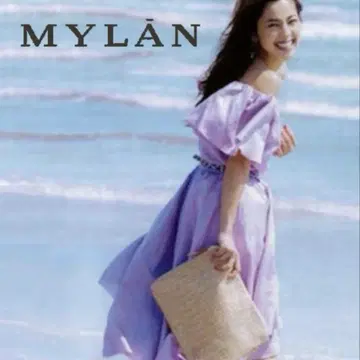 인기] MYLAN 마이 란 반팔 원피스 오프숄더 허리 밴딩