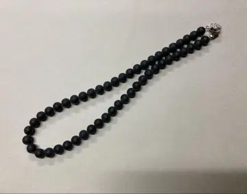 오닉스 목걸이 매트 블랙 42cm 미사용