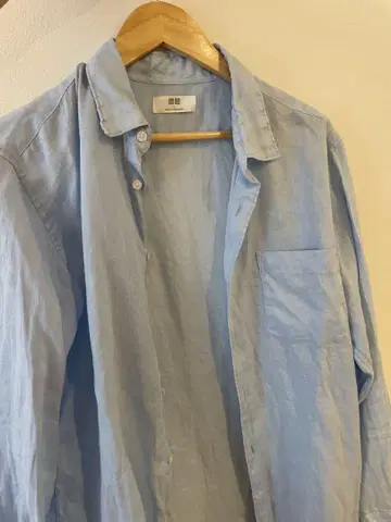 프리미엄 린넨 셔츠 L 61 BLUE