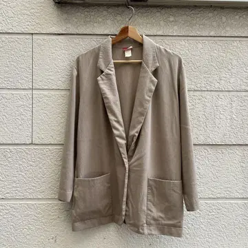 USED USA 구제 의류 베이지 이지 테일러드 자켓 M 빈티지