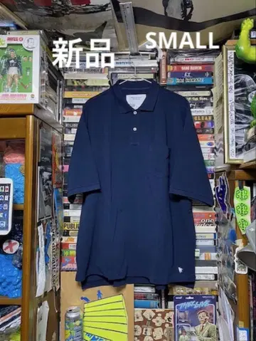 새상품 S 사이즈 SSZ BILL POLO SHIRT 피케 셔츠 네이비