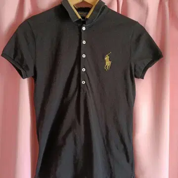 Ralph Lauren 블랙 피케 셔츠 여성용