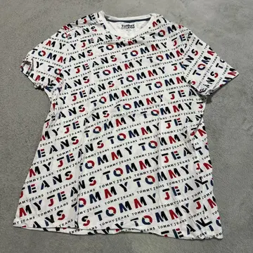 TOMMY JEANS 로고 프린트 티셔츠 M 사이즈