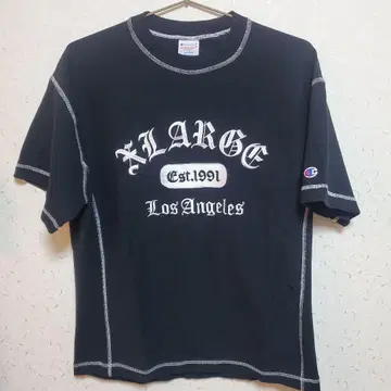X-LARGE 챔피온 리버스 위브 콜라보 티셔츠