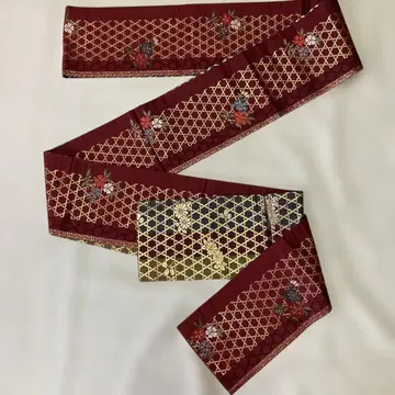 반폭 오비 꽃무늬 연중무휴 패턴 리버서블