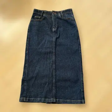 -GAP- 데님 타이트 스커트 슬릿
