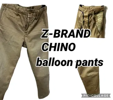 Z-BRAND 풍선 디자인 치노 코튼 팬츠