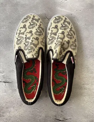 초레어 반스 VANS 스티브 카바레로 드래곤 슬립온 스니커즈
