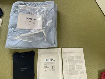 TENTIAL BAKUNE 반팔 티셔츠 M 매트 패드 세트