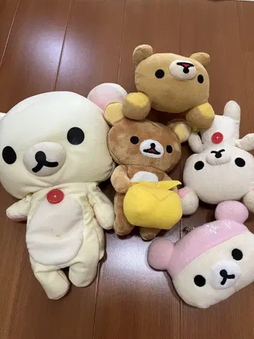 리락쿠마, 코리락쿠마 봉제 인형 5종 세트