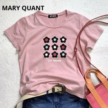 MARY QUANT 마리 콴트 반팔 티셔츠 핑크 M