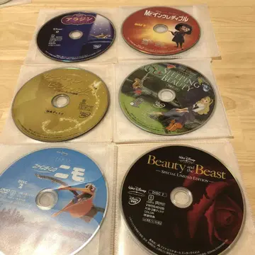 디즈니 DVD 특전 디스크 6장 세트