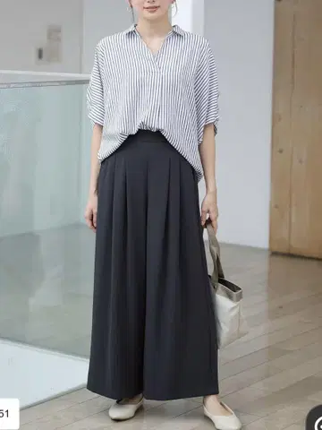 애니팜 와이드 팬츠 L 셋업 가능