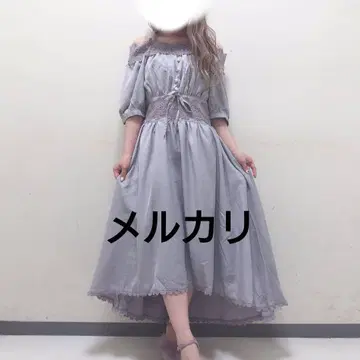 LIZLISA 리즈리사 피쉬 테일 원피스 퍼플 맥시 보라색