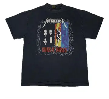 11891 METALLICA 메탈리카 티셔츠 밴드 티 헤비메탈 L