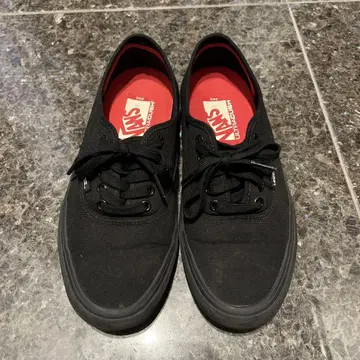VANS 블랙 스니커즈 26cm 남성용 스니커즈