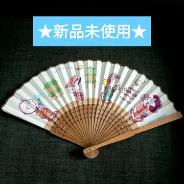 스누피 찻집 가와고에 한정판 부채