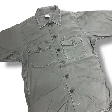 빈티지 60s US ARMY 반팔 OG-107 밀리터리 셔츠
