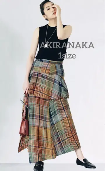 새상품 AKIRANAKA 아키라나카 에어 트위스트 셔츠 스커트