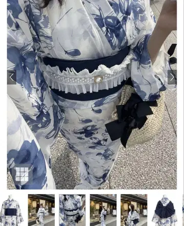 GRL 유카타 블루