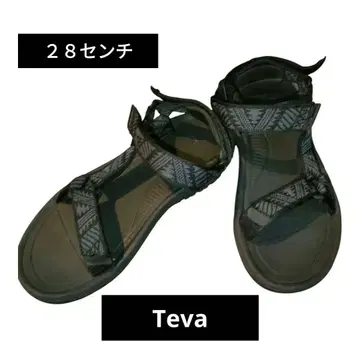 스포츠 샌들 블랙/그레이 테바 28cm TEVA
