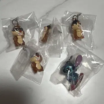 칩 데일 디즈니 스티치 가챠 가챠가챠 키링