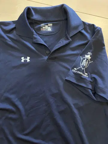 Under Armour 네이비 피케 셔츠 SM/P