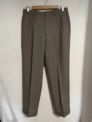 Pierre Cardin Paris 슬랙스 올리브 그레이 2턱