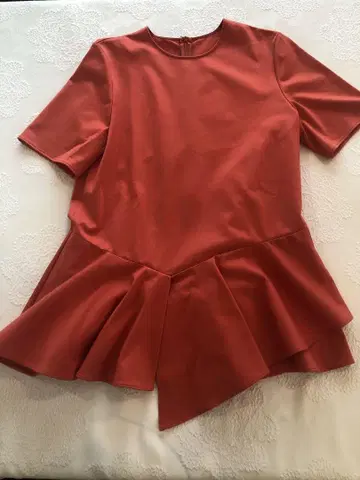 Theory luxe 오렌지 반팔 튜닉 038