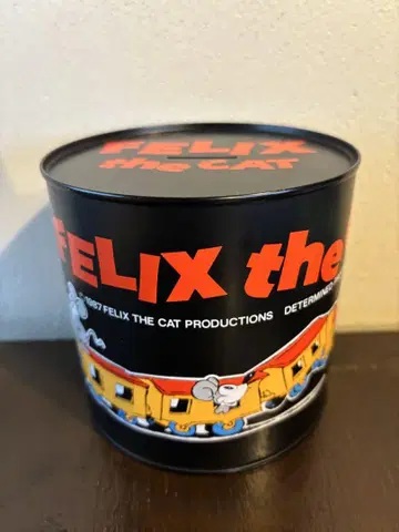 FELIX 펠릭스 저금통 캔 레트로 당시의 물건