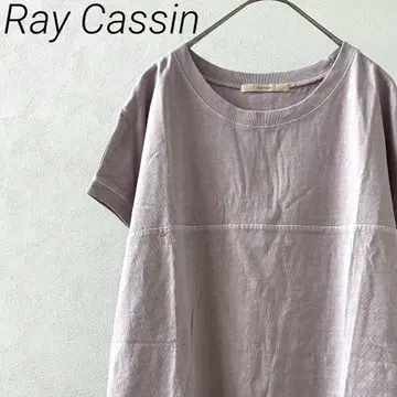 Ray Cassin 티셔츠 크루넥 프렌치 슬리브 심플 빅 사이즈