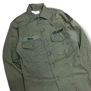 빈티지 79년제 US ARMY OG-507 자수 밀리터리 셔츠