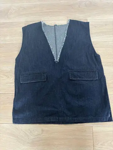 RAGEBLUE 프린지 데님 베스트