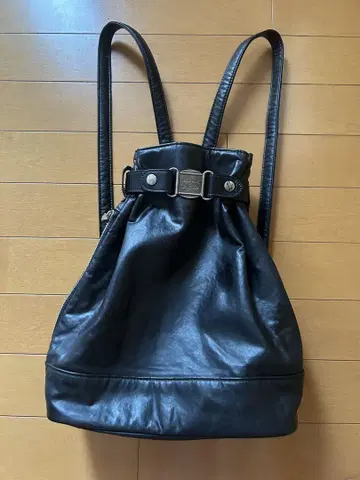 레어)JEAN PAUL GAULTIER 블랙 백팩
