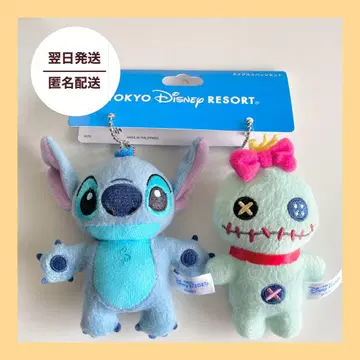 디즈니 스티치 스쿱 램프 봉제 인형 배지 세트