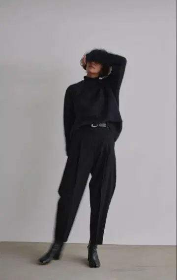 Nala 하이 웨스트 테이퍼드 팬츠 M