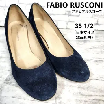 FABIO RUSCONI 파비오 루스코니 라운드토 스웨이드 네이비