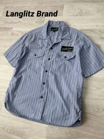 Langlitz Brand 반팔 셔츠 40