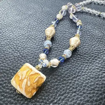murano glass 화려한 펜던트 목걸이