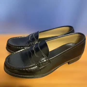 HARUTA 하루타 블랙 코인 로퍼 24cm (24EE)