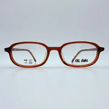 빈티지 Ali Baba 안경 프레임 브라운 에나 안경 일본제