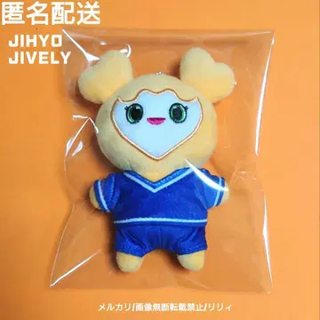 TWICE 지효 지브리 백참 마스코트 봉제 인형 거의 미사용