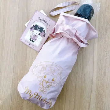 산리오 마이멜로디 옷을 차려입은 천사 프릴 접이식 우산