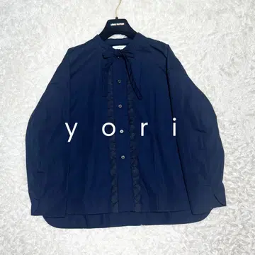 새상품급 요리 yori 스캘럽 리본 블라우스 정가 2.2