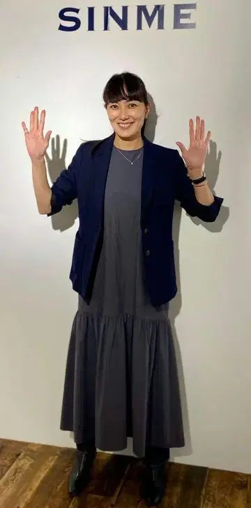 미사용 이타야 유카 씨 SINME 심메 슬리브리스 원피스