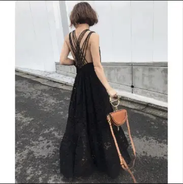 아메리 빈티지 메디 백 크로스 드레스