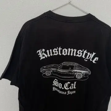 Kustomstyle 블랙 티셔츠 L