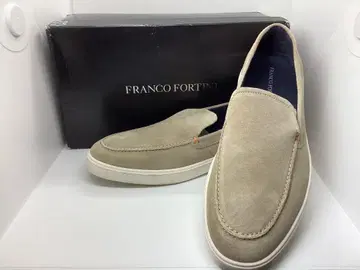 FRANCO FORTINI 스웨이드 슬립온 모크토 베이지 12
