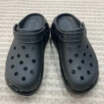 Crocs 크로그 샌들 블랙 23cm